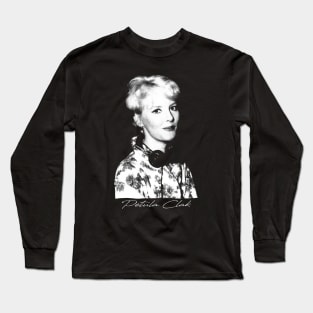 Petula Clark - Vintage portrait Long Sleeve T-Shirt